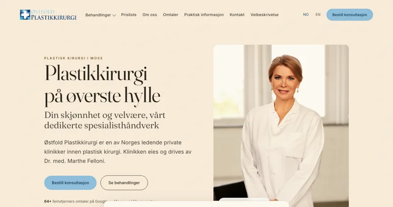 Nettside for Østfold Plastikkirurgi